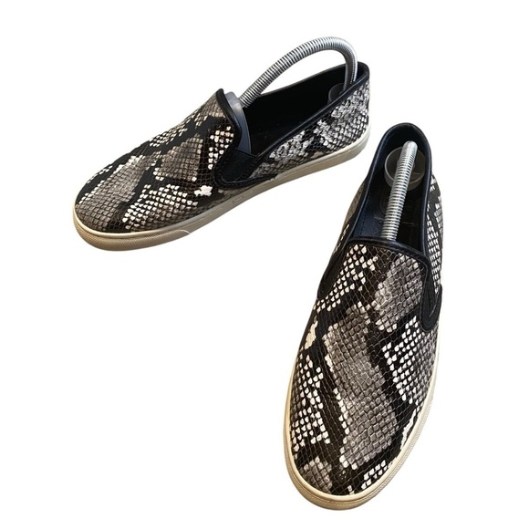 Tory Burch Snakeskin Slip-on Huarache Sneakers / Slip Ons Sz 10 New - Picture 1 of 9